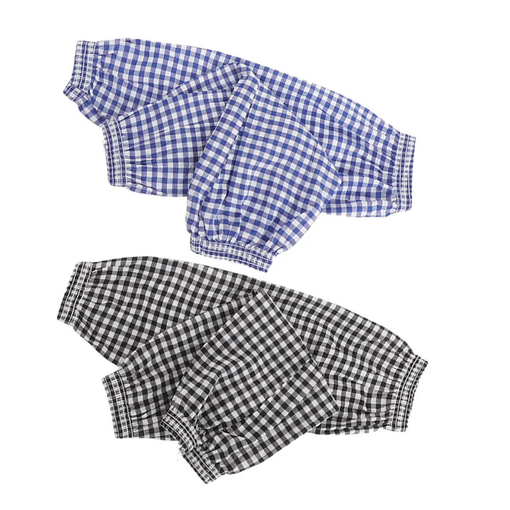 

2Pairs Anti Stain Kitchen Oversleeves Sturdy Cotton Linen Arm Sleeves for Cooking Dishwashing Car Wash Gardening Painting Dog