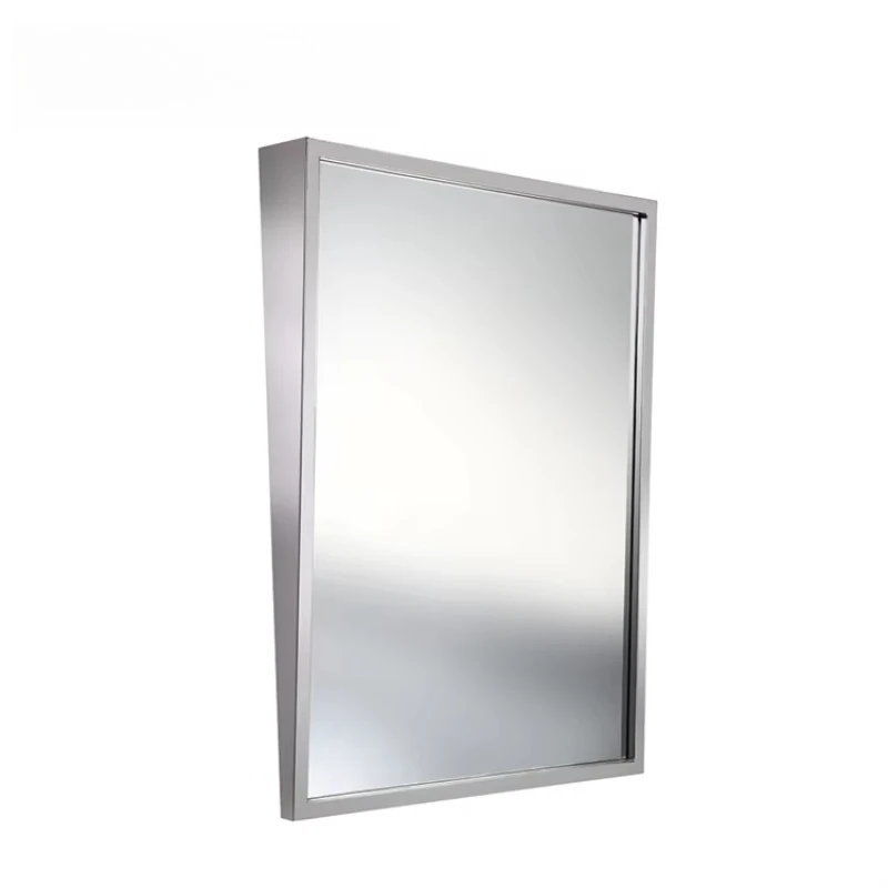 

Modern square stainless steel wall-mounted bathroom mirror bathroom mirror hotel beauty salon