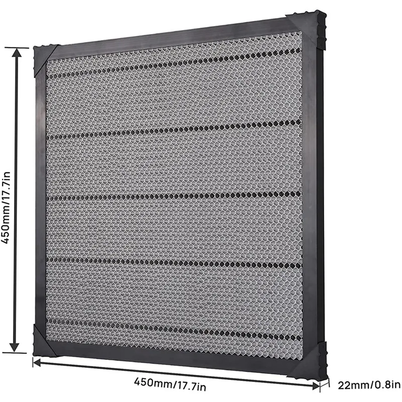 17.7 X 17.7 X 0.8 Inch Honeycomb Working Table For Engraver, CO2 Engraver Cutting Machine, Master 2, 2Pro, 2Pros2