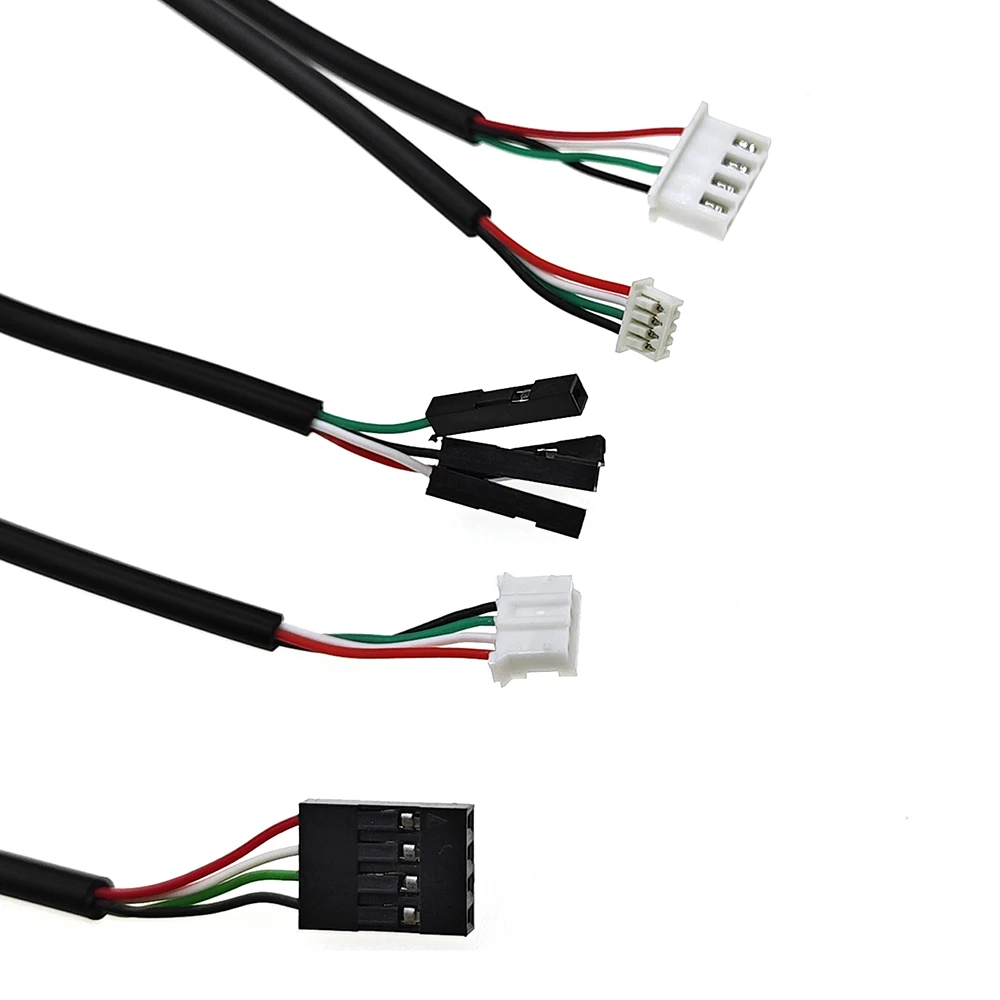 1PCS 30CM/150cm USB Female Jack To XH2.54 PH2.0 Dupont 2.54 4P Wire Cable Harness