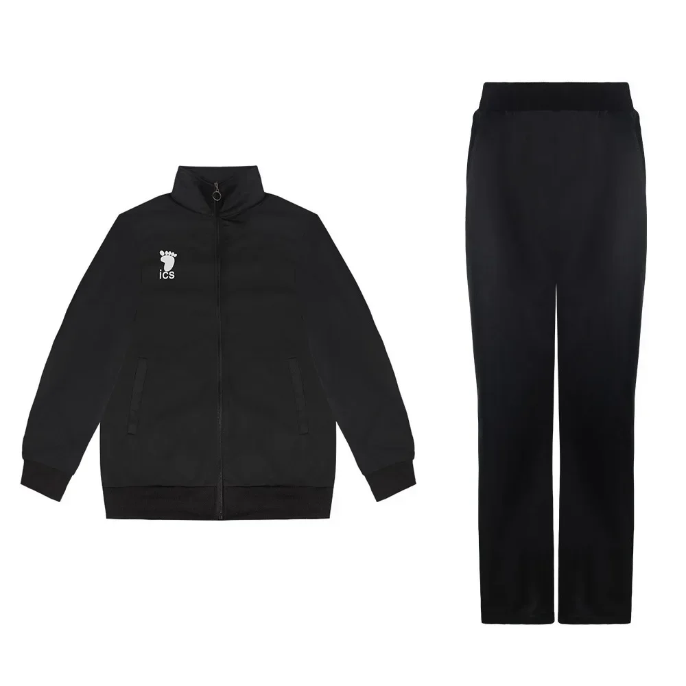 CosplayAnime Karasuno lycée Cosplay veste Haikyuu noir vêtements de sport Karasuno lycée volley-ball Club uniforme Cosplay Costu