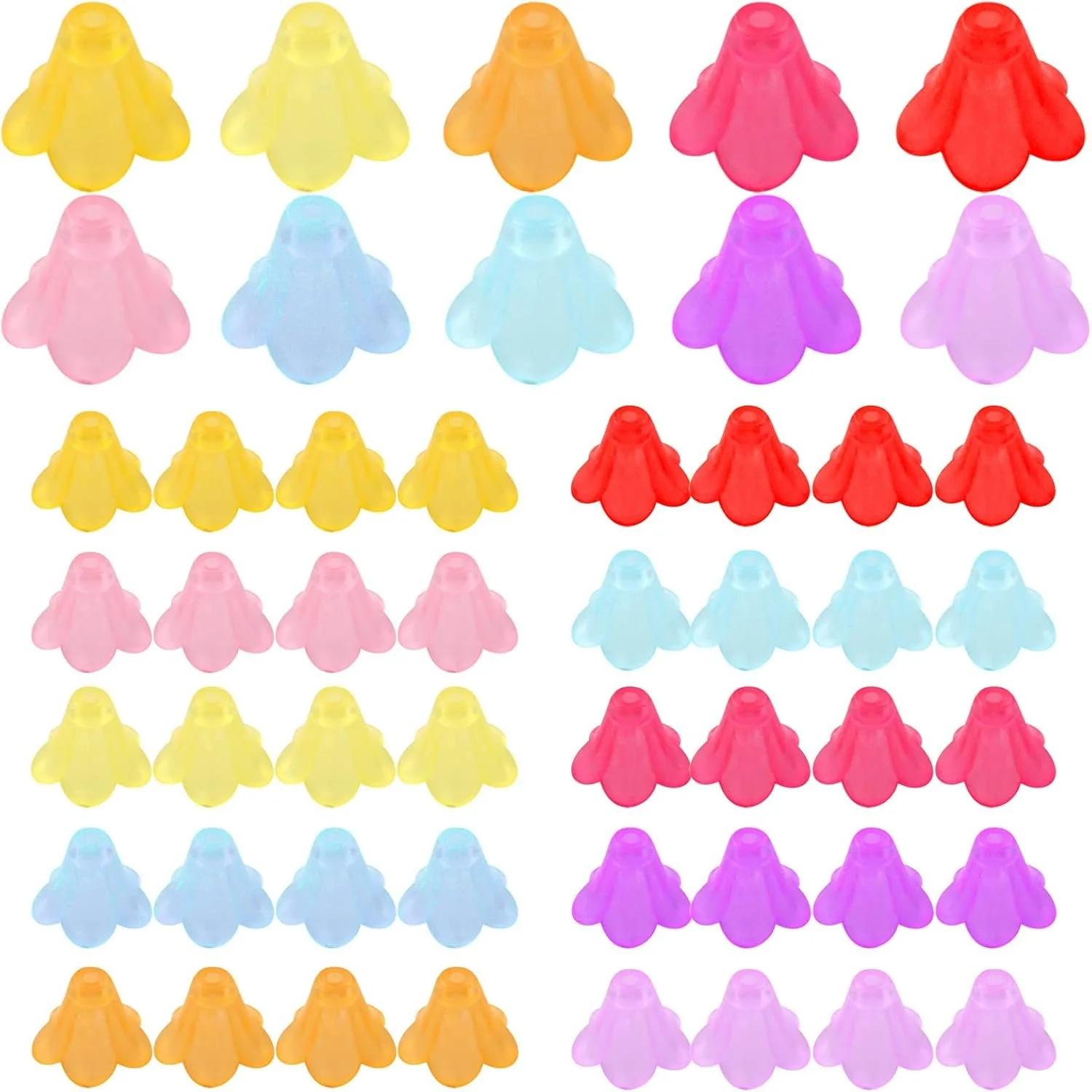 

300 шт. разноцветные бусины в форме трубы, смола и пластик, просверленные по центру, колпачки для бусин-разделителей для изготовления ювелирных изделий своими руками