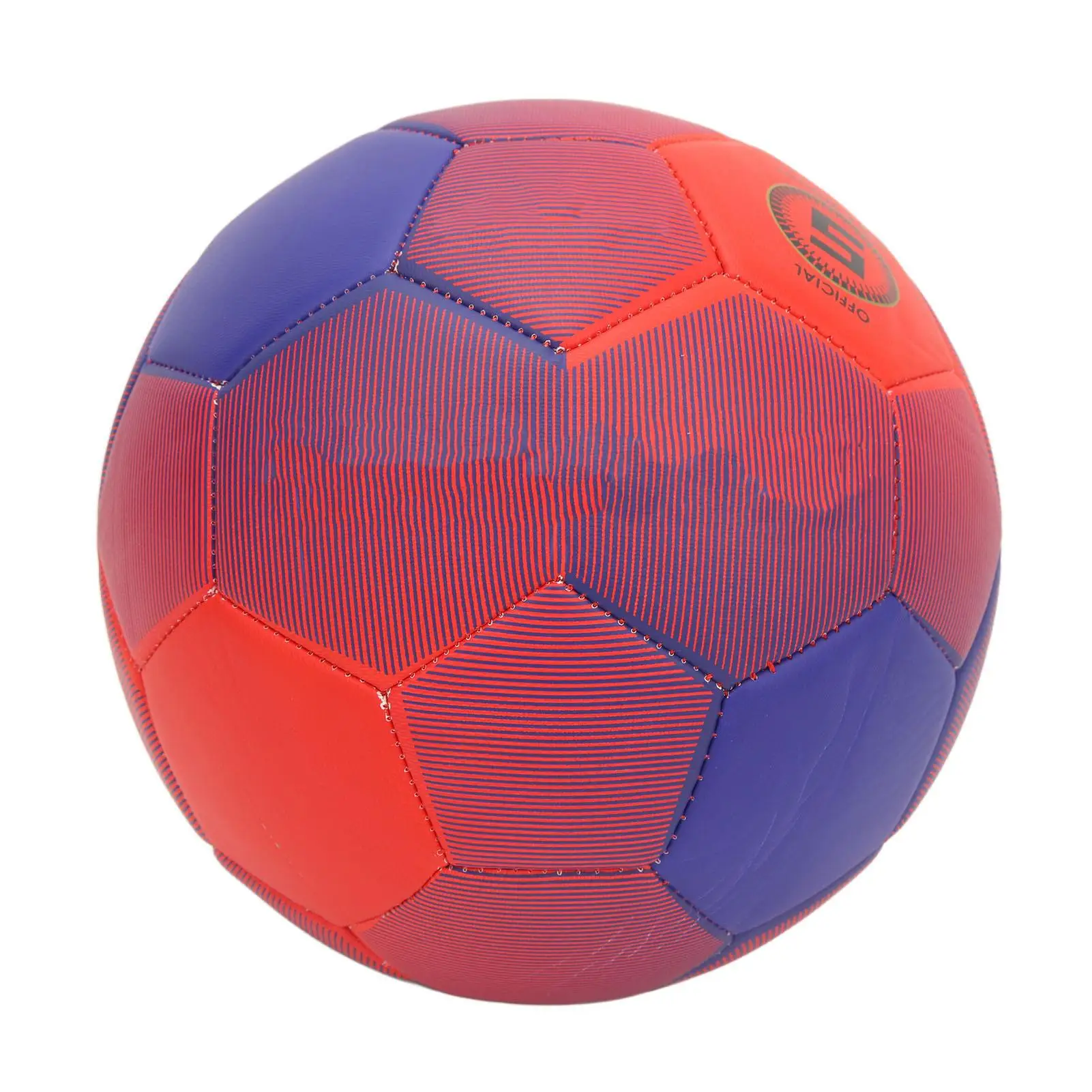 

Official Size 5 Elastic Soccer Ball - Seamless PU, Durable & Burst-Proof Football for Students & Sports Activities