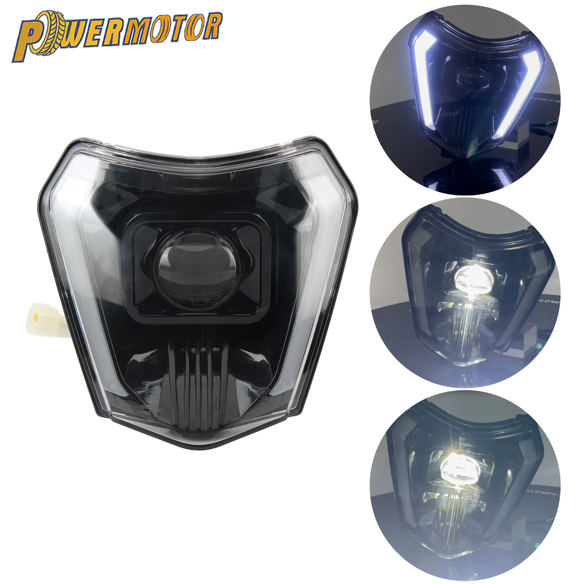 

For KTM Motocross LED Headlight EXC XCW XC SX-F XC-W TE TC FE 125 250 300 350 450 530 Enduro DirtBike Headlamp Wick Replacement