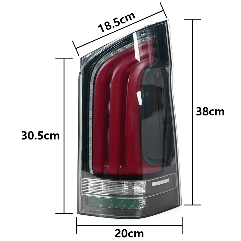For Benz Vito W447 V-class V260 V220 V250 14 - 21 Taillights Taillight LED Tail Lights Rear Lamps Full LED Brake Lamp