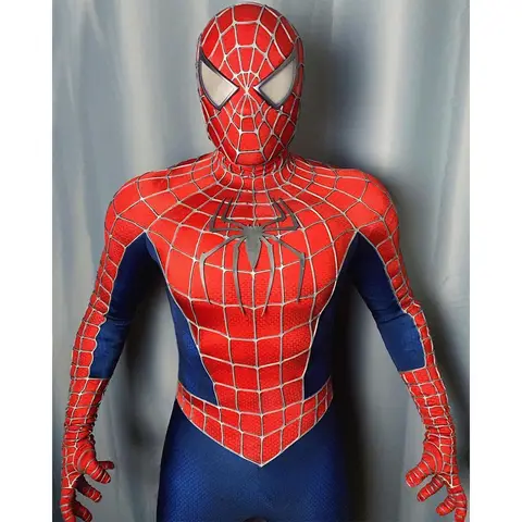 Classic Raimi S-M Cosplay 3D Printed Spandex Bodysuit Costume Superhero Raimi Zentai Suits Halloween Costume Man