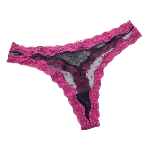 Женские стринги сетчатые прозрачные  G-string
