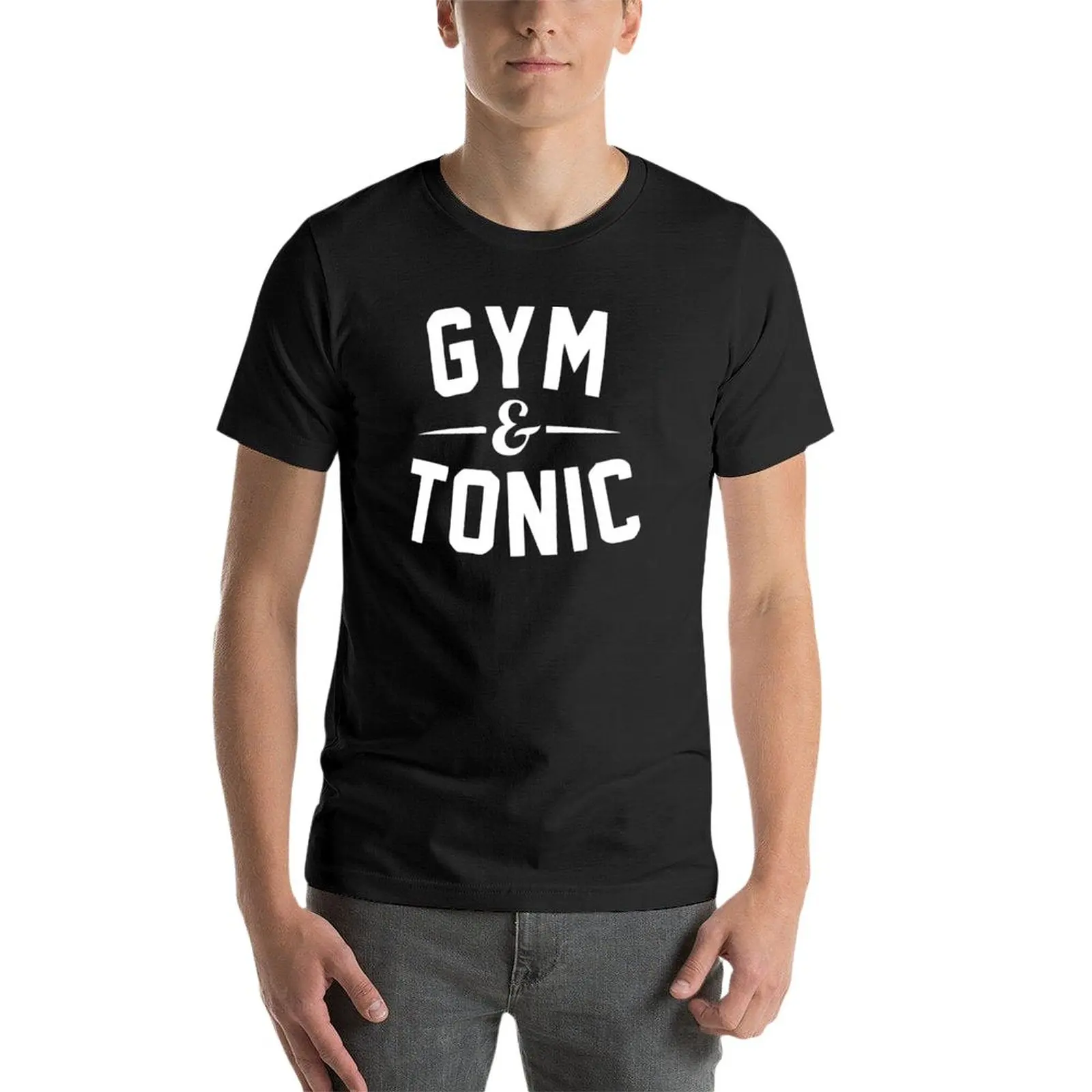 New Gym and Tonic T-Shirt plain t-shirt Aesthetic clothing hippie clothes mens t shirt graphic