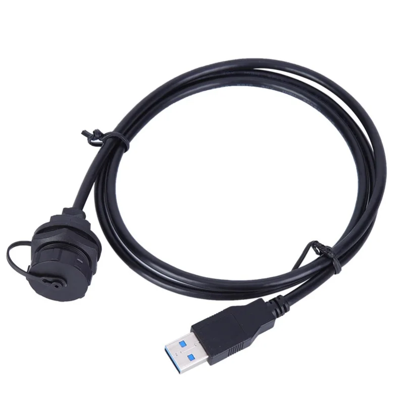 

Водонепроницаемые USB-разъемы USB3.0 (женские и мужские) с кабелем и адаптерами для монтажа на панель