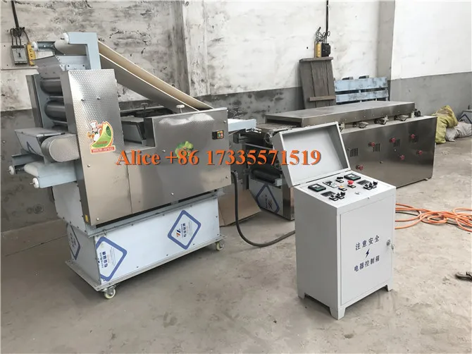 Pastry Dumpling Wonton Skin Maker/Automatic Naan Wheat Flour Bread Pizza Wrapper Production Line/India Flatbread Tortillas Maker