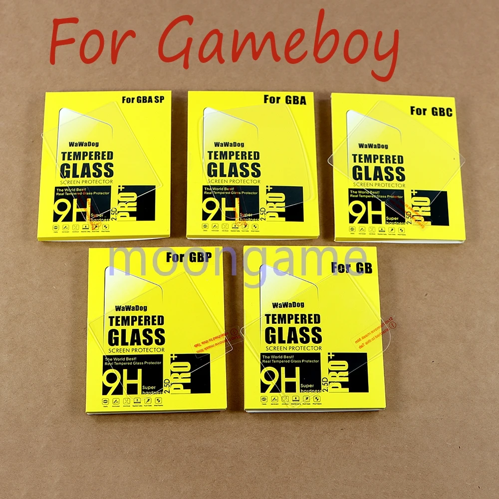 1pc Anti Scratch Tempered Glass Film for Gameboy GB GBA GBC GBP GBA SP Console Screen Protector Film Guard