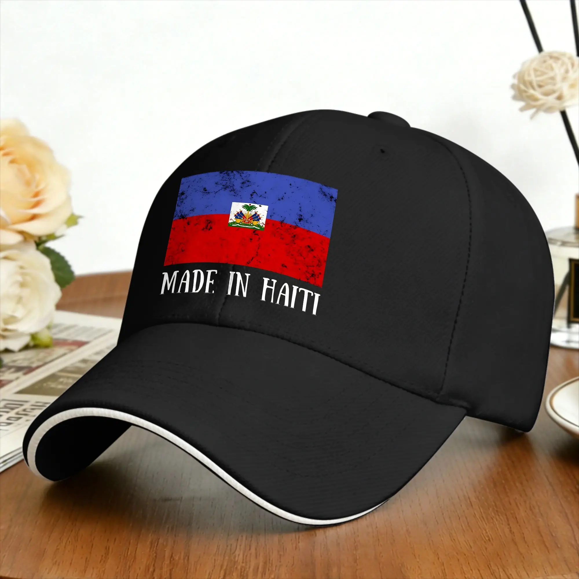 Made in Haiti Casual Baseball Cap Summer  Trucker Hat High Quality Running Hippie Hip Hop Hats y2k Cute Baseball Caps