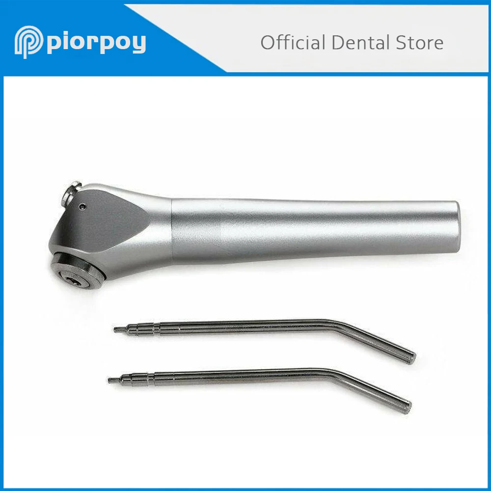 PIORPOY Dental Syringe Air Water Spray Triple 3 Way Handpiece With 2 Nozzles Tips Matel Dentistry Lab Tools Dentist Products