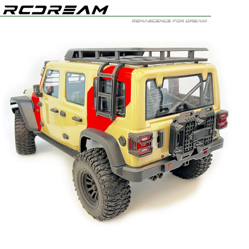 RCDream Tail Light Cover Protective Net Exhaust Pipe for MK07 JK07 RC Crawler Simulation Upgrade Parts