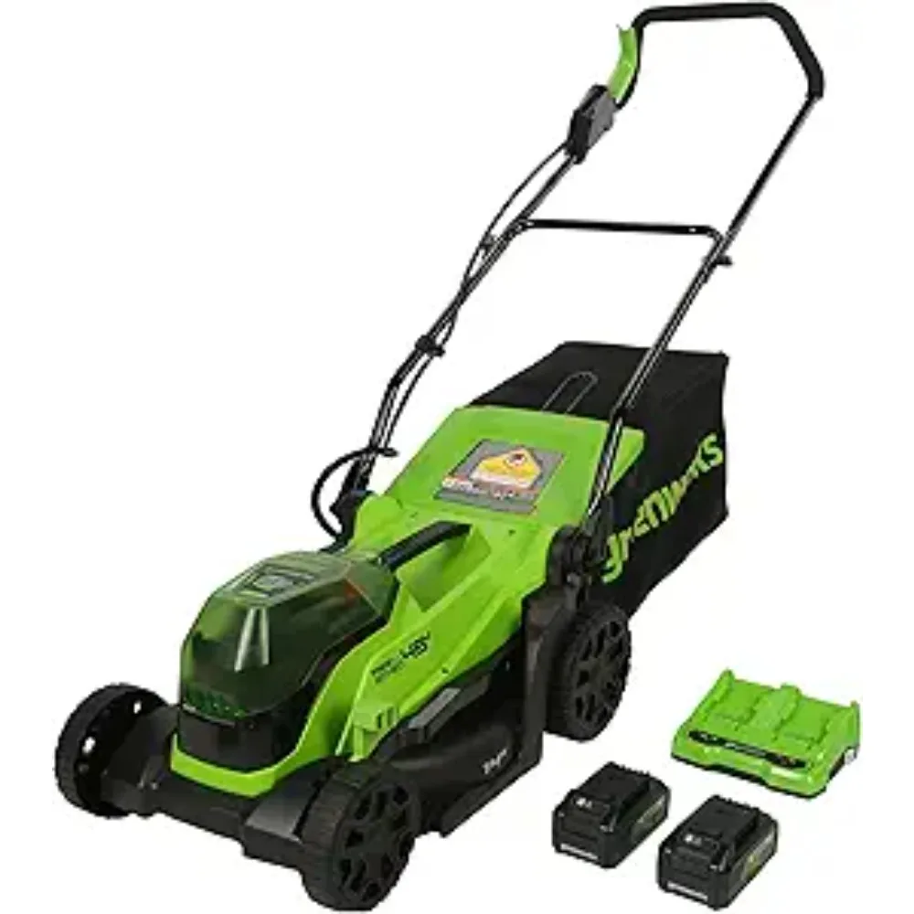 

48V (2 X 24V) 14" Brushless Cordless Lawn Mower Garden-urban Tool Gasoline Grass Trimmer Yofidra Zero Turn Mower Charging Mowers