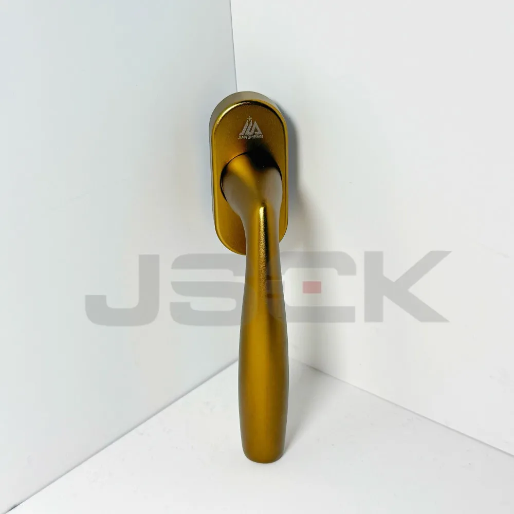 

Antique Gold Square Steel Handle for Door Window Hardware, Aluminum Alloy with Oxidation Electroplate Finish, Lacquered Surface