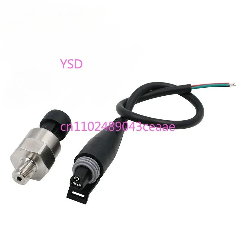DC 5V 1/8NPT Pressure Sensor Transmitter Stainless Steel Measurable Oil Air Water