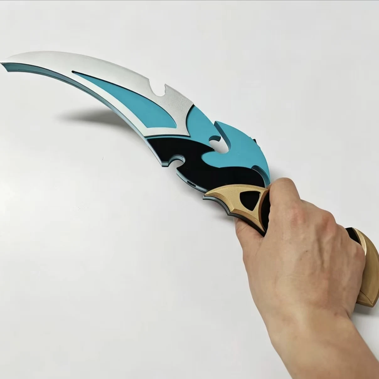 Genshin Impact Cosplay Lohen Cos Luminous Spear Daggers Weapons Prop Halloween Christmas Fancy Party Costume Accessories 5