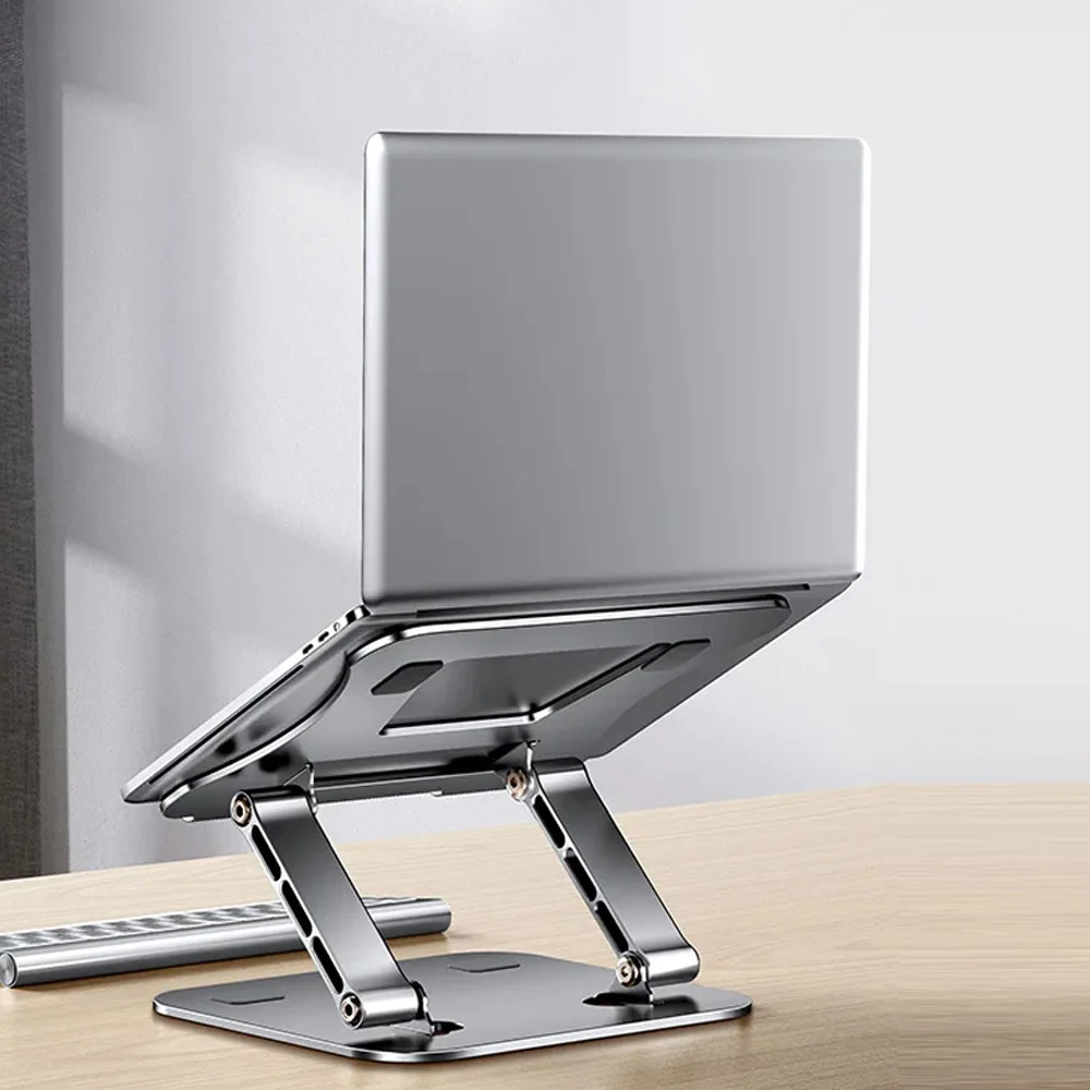 Portable Fold Tablet Stand for Desk, Laptop Stand Adjustable Notebook Tablet Holder Up to 10-17