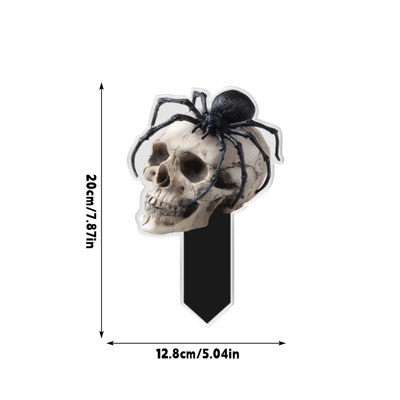 2D Flat Halloween Horror Yard Stake Spooky Lawn Insert Sign Outdoor Garden Stake Patio Scary Halloween Party Decoration
