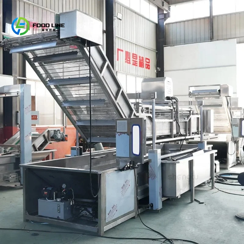 Customized Turnkey Onion Peeling Washer for Fast Food Chains with Software Upgrades
