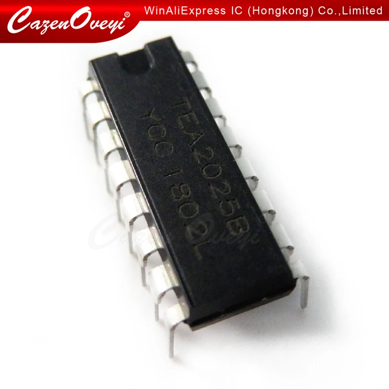 10pcs/lot TEA2025B TEA2025 DIP-16 STEREO AUDIO AMPLIFIER In Stock