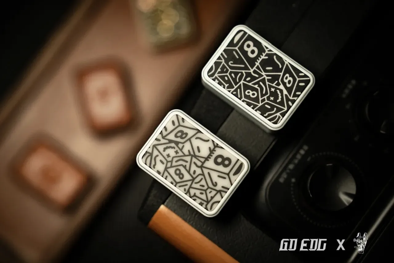 Used EDC GD EDC Mahjong Mechanical Push Card, Digital Financial Joint Version GD Circle Joint Name