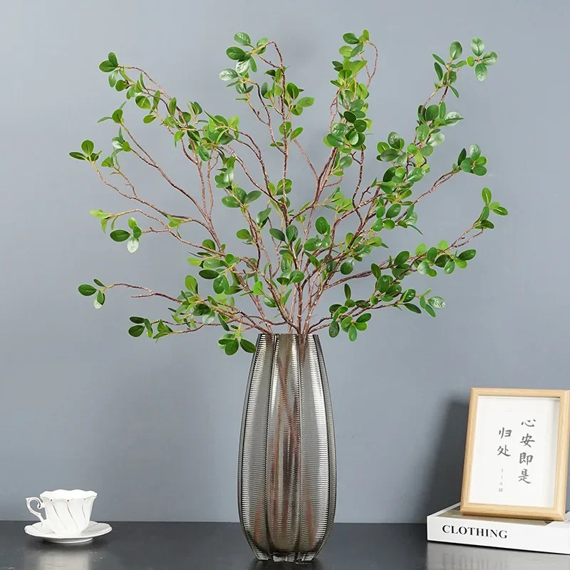 Artificial Milan Leaf Flower Green Plant Simulation Feel Home Living Room Decoration Garden Decoration