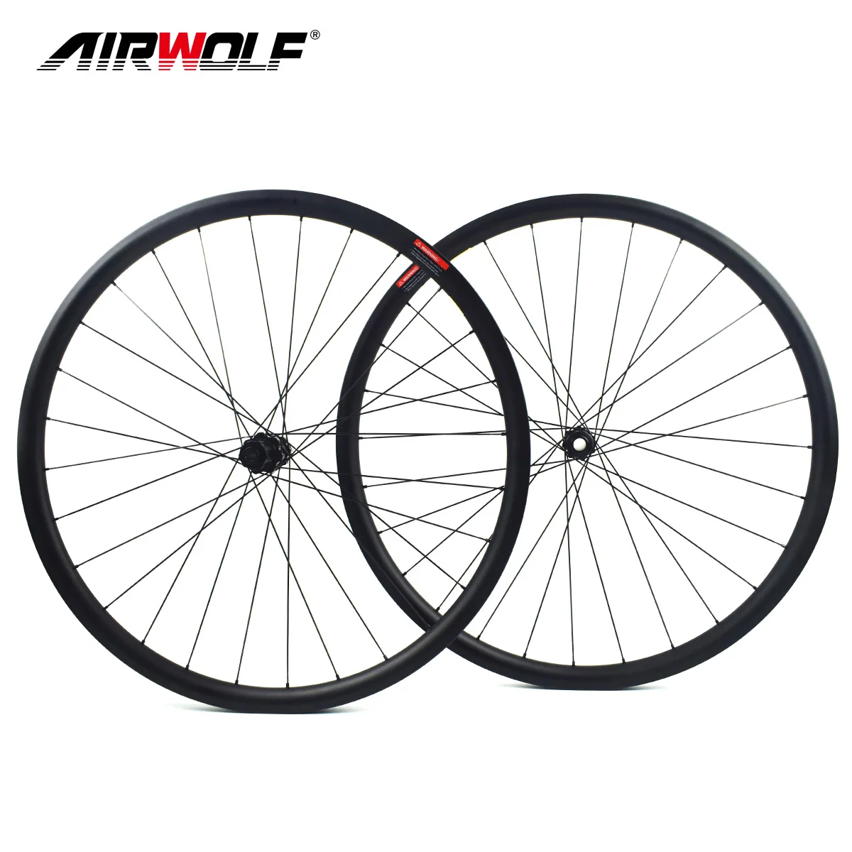 

AIRWOLF Carbon Mtb Wheelset 29er 6 Bolt/Center Lock 28-28 Hole Thru Axle 142mm/148mm UD T800 Carbon Mountain Bicycle Wheelset