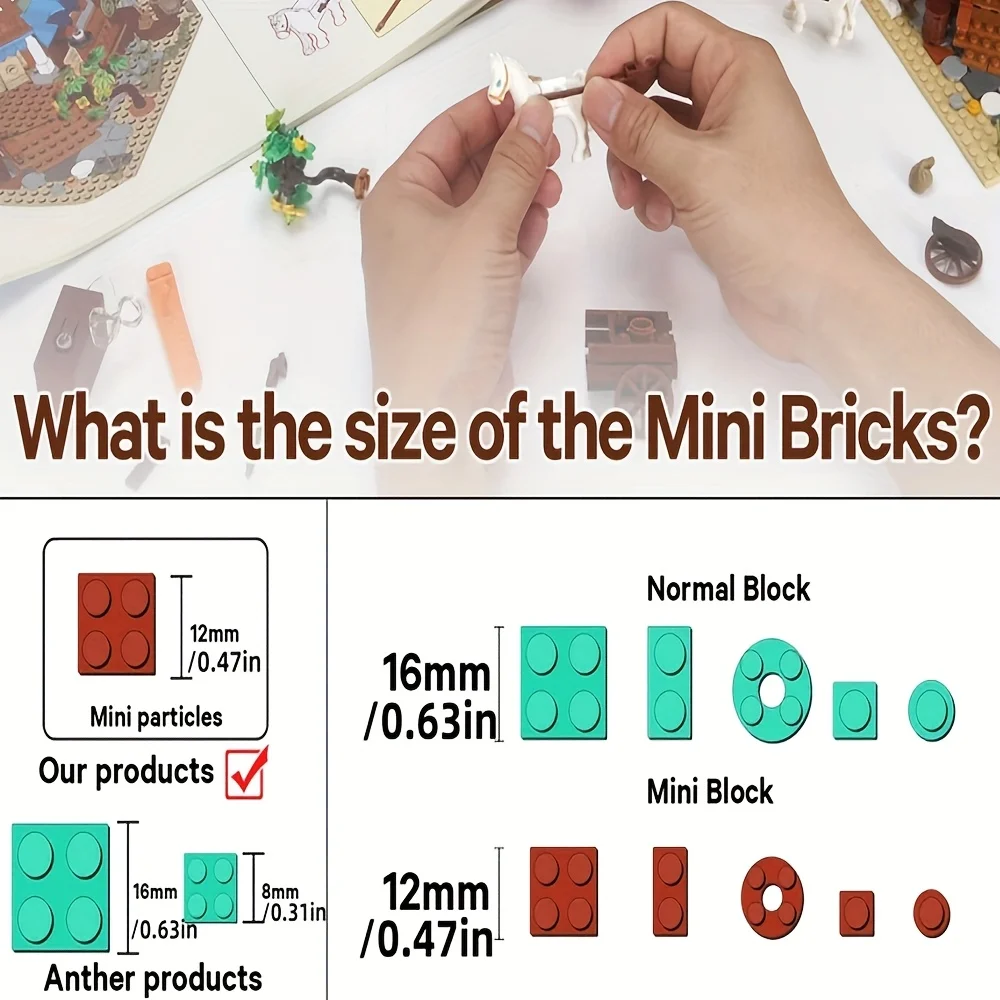 ÍDEAS Criativas Mini Tijolos Mercearia MOC Blocos de Construção Brinquedos Modelo Arquitetônico Tijolos Brinquedos Presentes 2225pcs