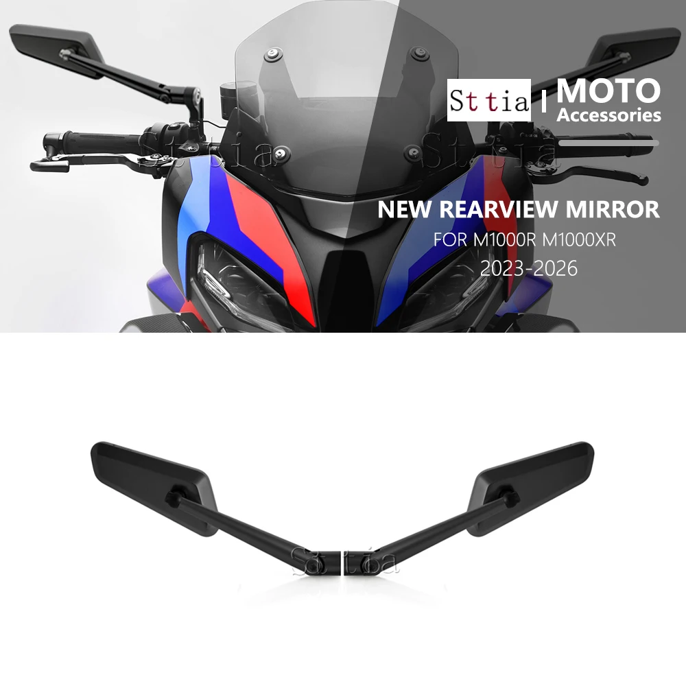 

For BMW M1000R M1000XR M1000 R M1000 XR 2023-2026 Motorcycle Rearview Mirror Wing Aerodynamic Aluminum Side View Mirrors