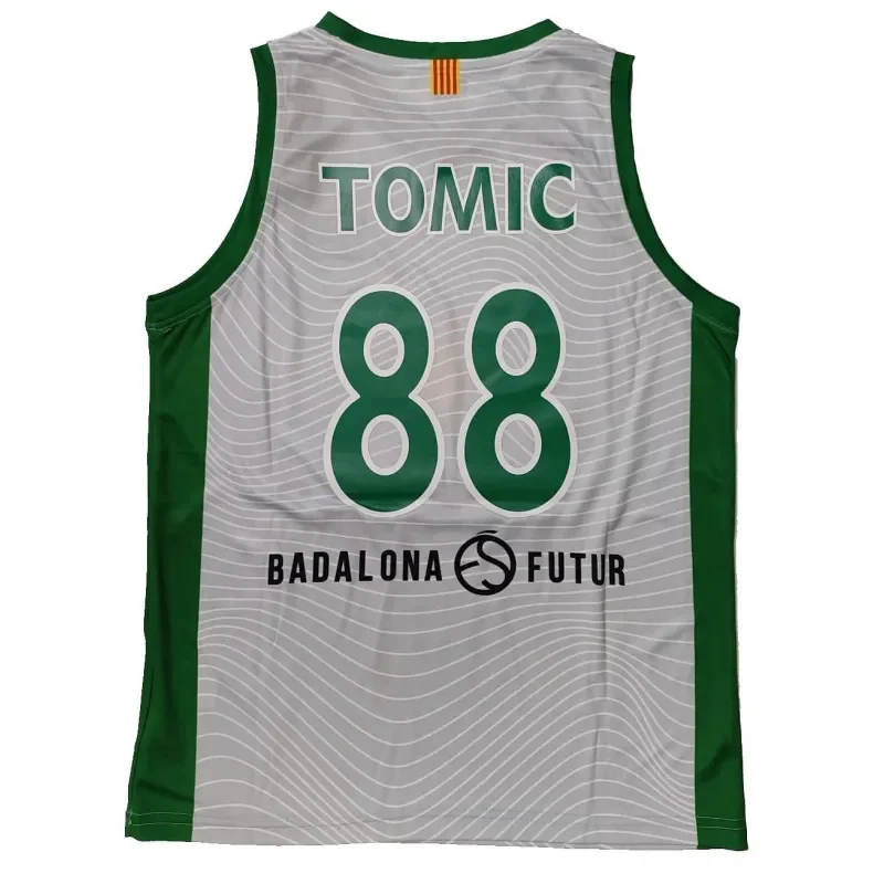 T-shirt before Tomic Joventut Badalona Spalding Liga Endesa White 2023