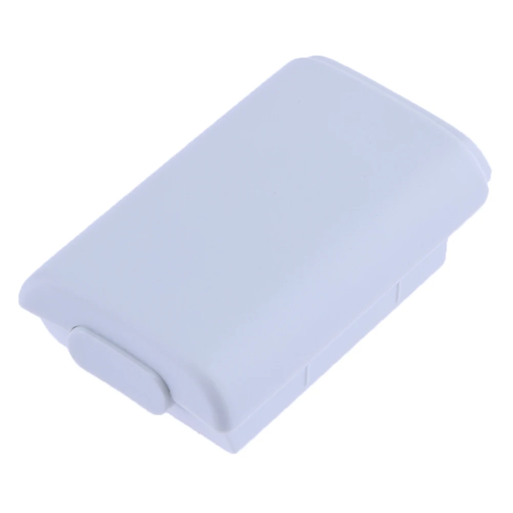 Capa traseira de bateria abs com adesivo, capa de plástico para controle sem fio, acessórios de jogo, substituição para xbox 360