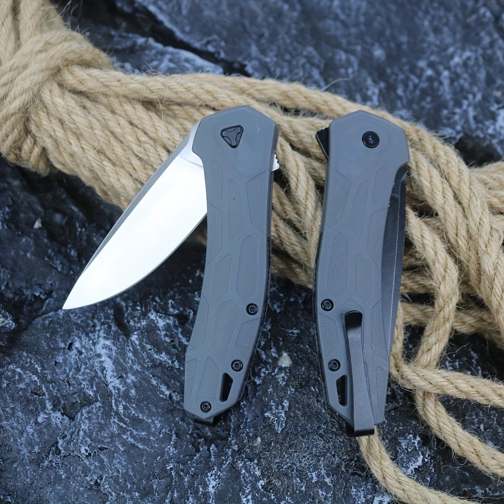 KS 2042 Covalent Survival Pocket Folding Knife Ball Bearing D2 Blade Nylon Wave Fiber Handle Outdoor Camping Hunting EDC Tools