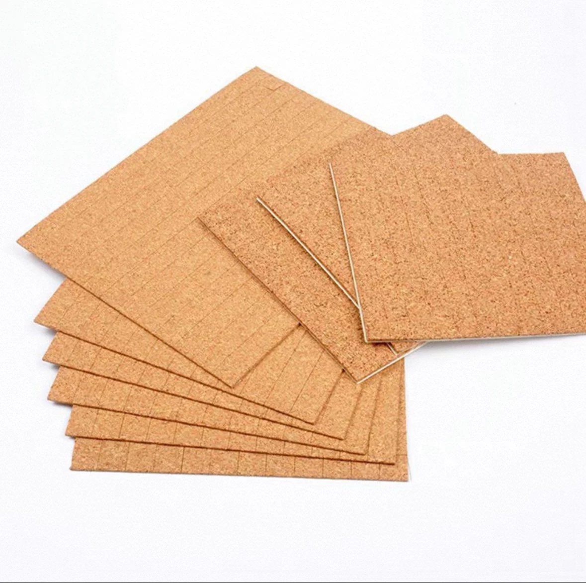 Eco-Friendly Cork Spacer Pads for Glass Separator High-Density Fireproof Cork Packaging and Shipping