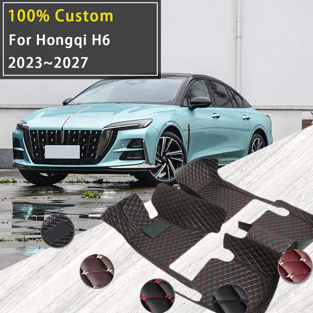 

Car Floor Mats For Hongqi H6 2023 2024 2025 2026 2027 5seat Waterproof Pads Foot Carpets Floor Covers Auto Accessories