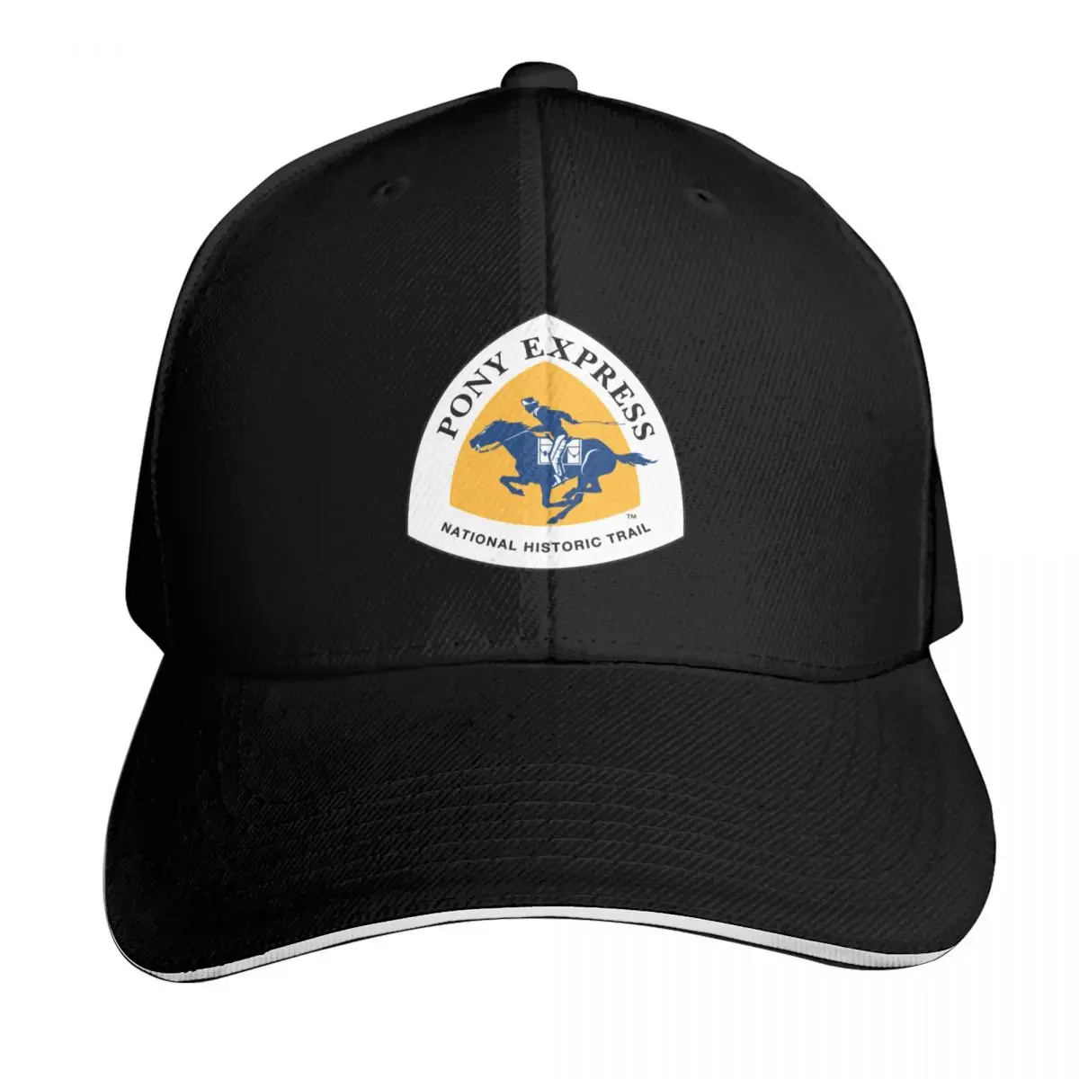Pony Express Trail Baseball Cap Moisture Wicking Quick Dry Curved Brim Classic Fit Low Profile Unstructured