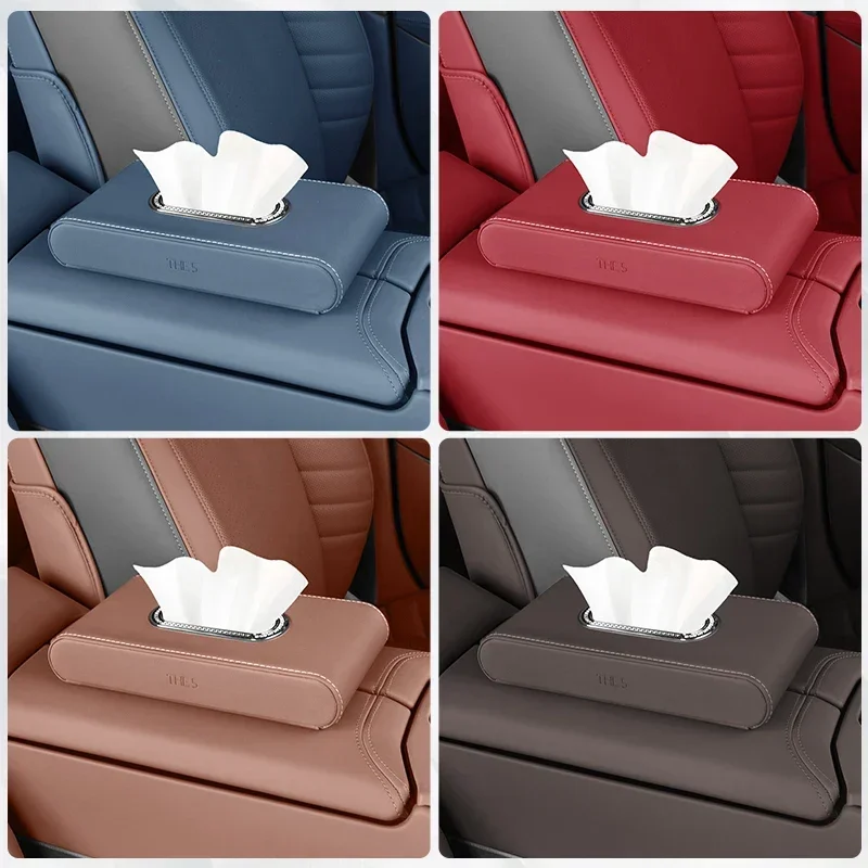 For BMW New 5 Series I5 2024 2025 Car Tissue Box High-end Armrest Box Paper Towel Boxes Car Interior Decoration Accessories