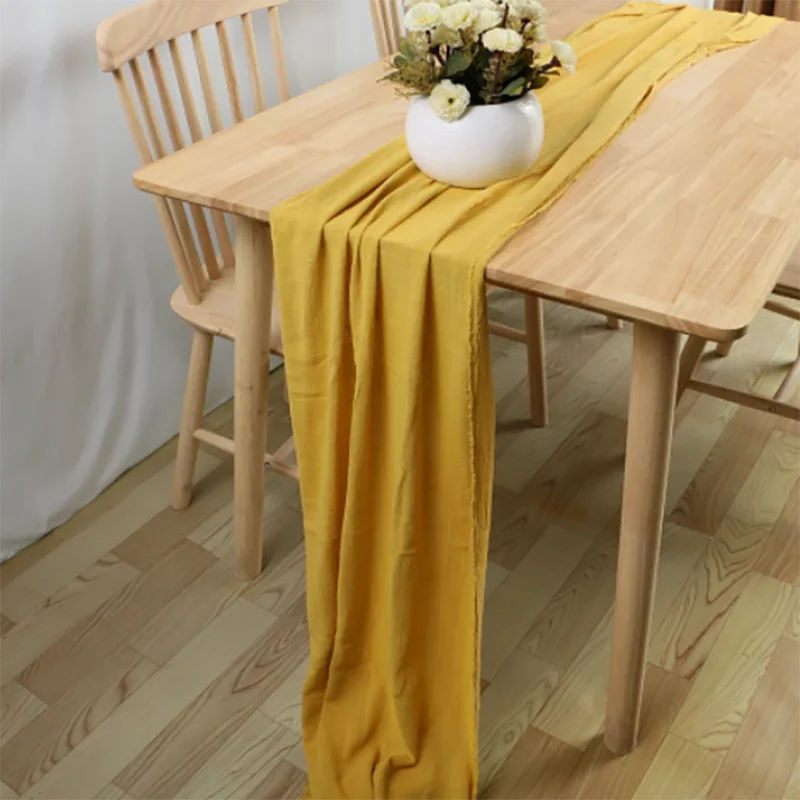 

Dinning Table Runner Decoration Rustic Wedding Birthday Party Bridal Shower Table Decorations Christmas Home Tablecloth