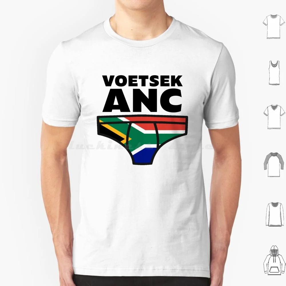 Voetsek Anc-South Africa T Shirt Big Size 100% Cotton South Africa Rugby Rugby Union Boks Bokke Die Springbokke South Africa