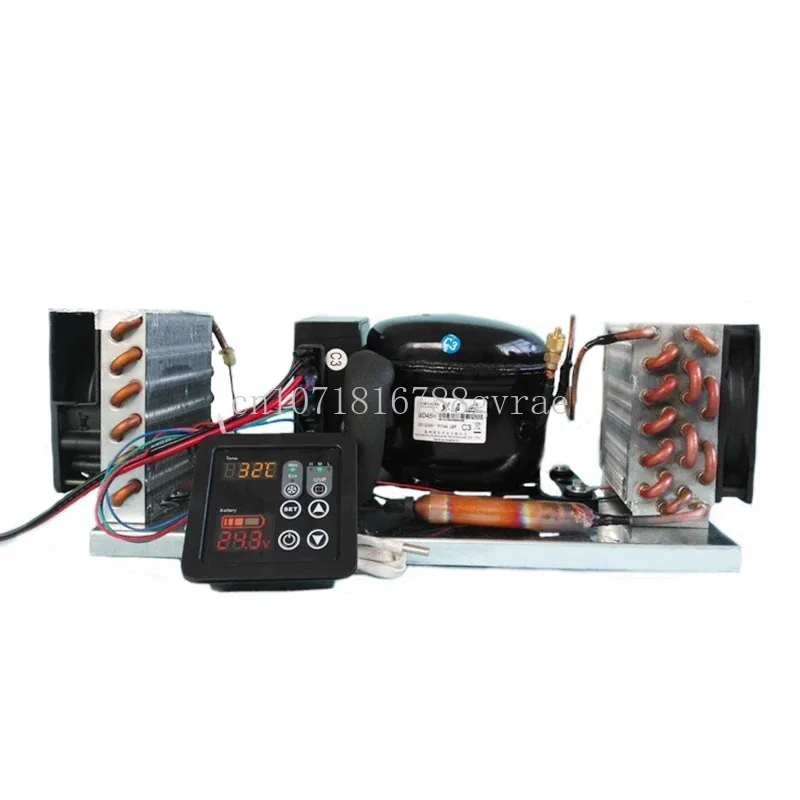 Mini unidad integrada refrigerada por aire BD35A, montaje de 12V, 24V, 48V, microunidad de refrigeración de arranque