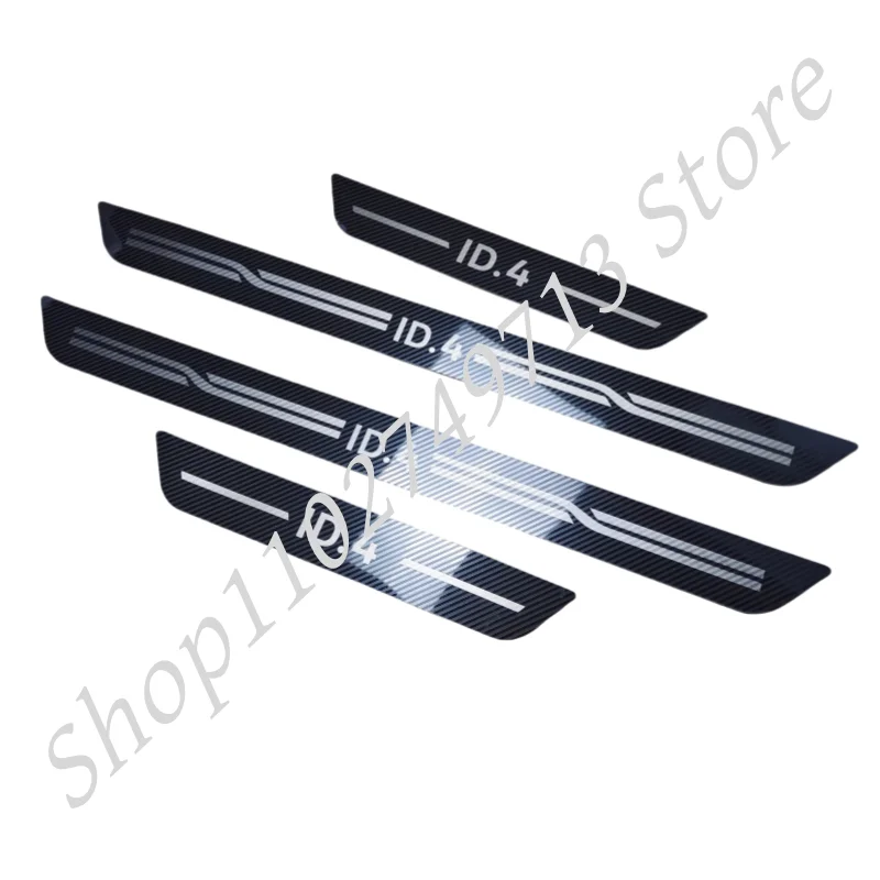 for Volkswagen ID.4 crozz VW ID4 2020 20212022 Door Sill Scuff Plate Kick Guard Pedal Threshold Step Protector Stainless