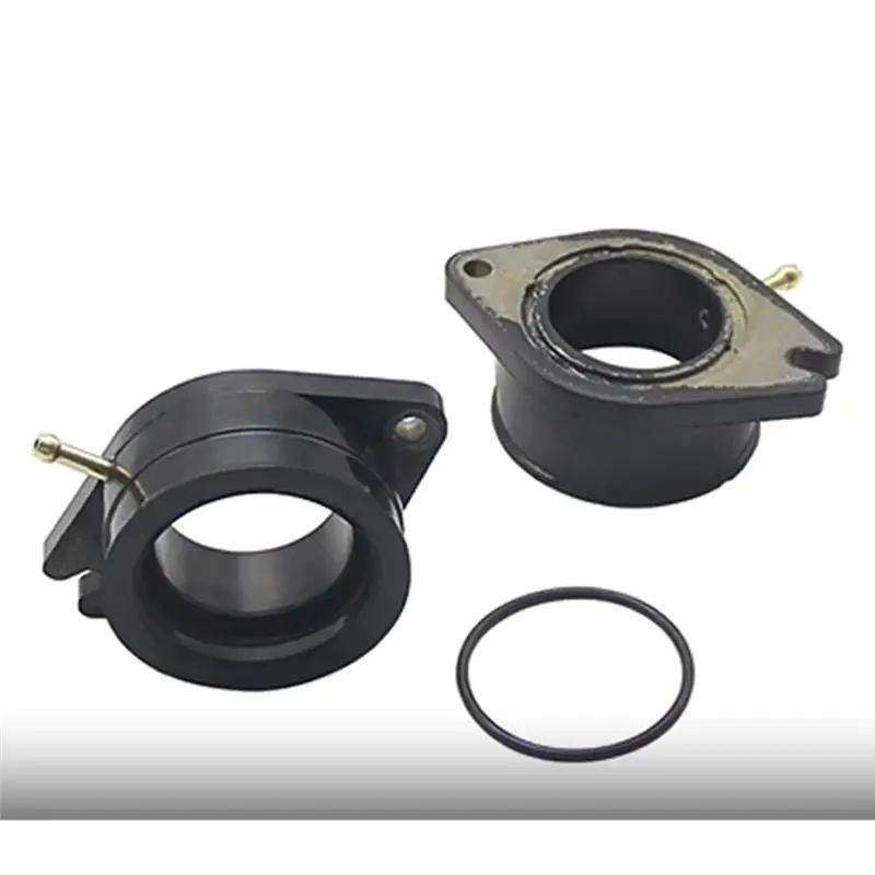 A22E-2Pcs Motorcycle Carburetor Intake Manifold Adapter For YAMAHA XV700 XV750 XV920 Virago VIRAGO 1100 XV1100 XV 700 750 920