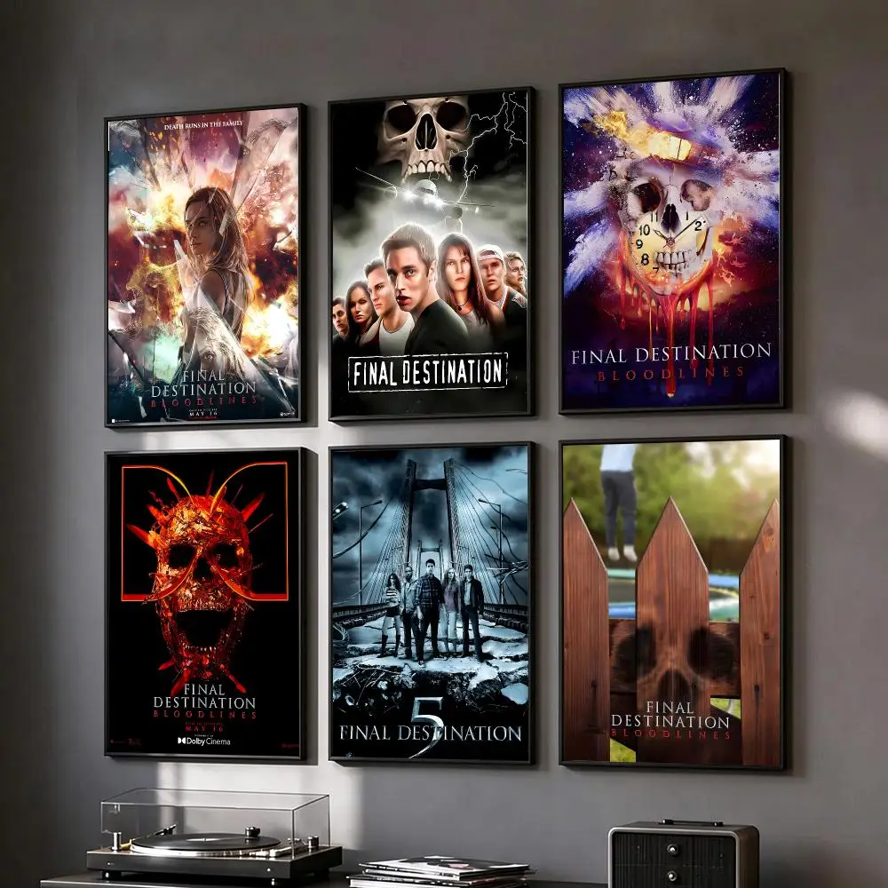 movie Final Destination Poster Poster HD Printing Vintage Luxe Home Decor Wall Art for the Living Rooms Entryways Gift