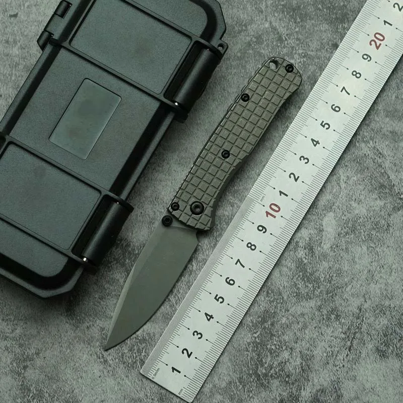 

LEMIFSHE Customized Mini BM533Ti Real M390 Blade Titanium Handle Outdoor Camping Kitchen Survival Pocket EDC Tool Folding Knife