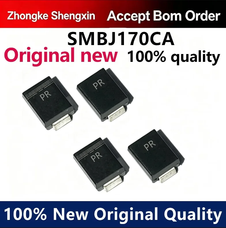 （5pcs-100pcs）Bidirectional SMBJ170CA SMB silk screen: PR/PR TVS transient suppression diode