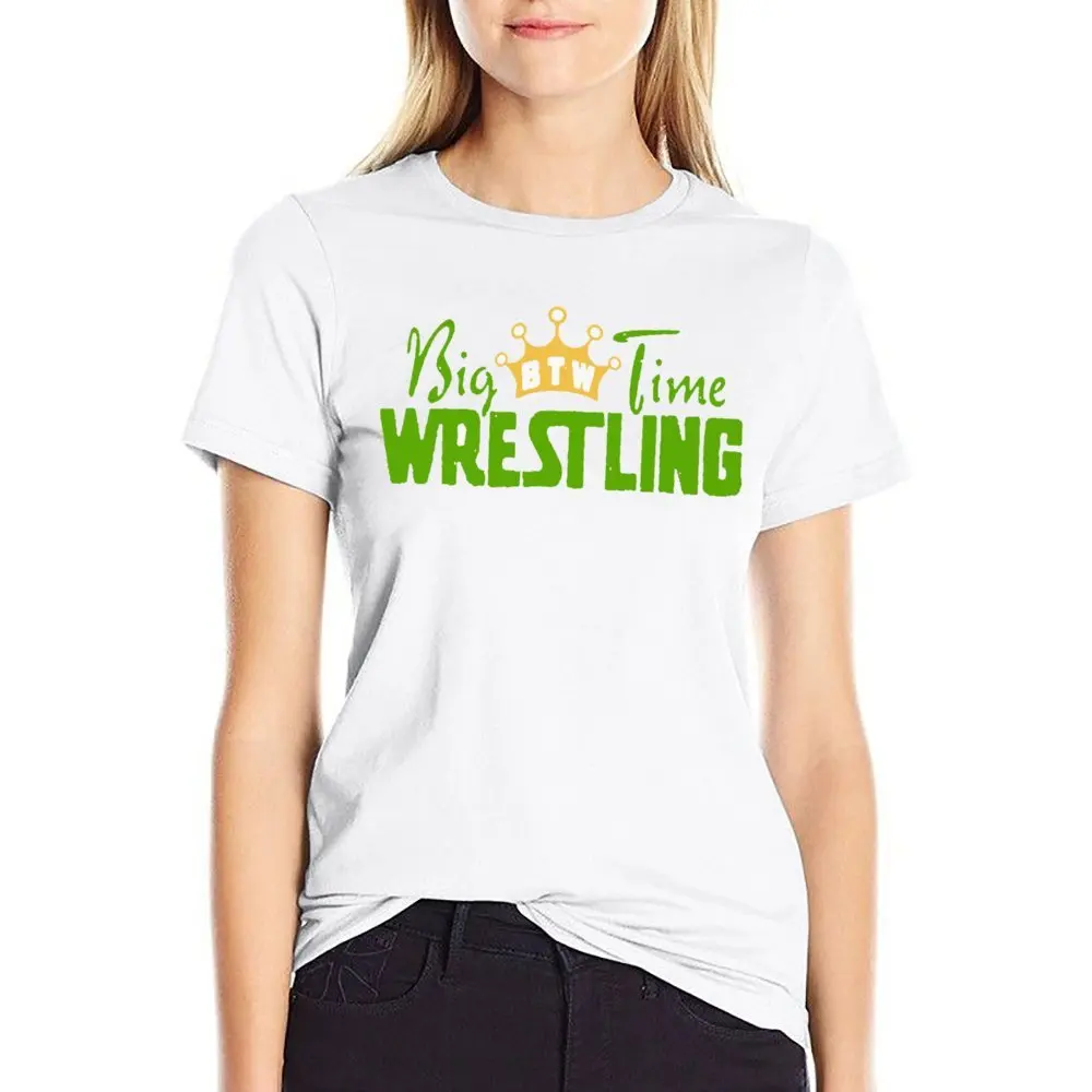 Detroits Big Time Wrestling For Sale T-shirt Fresh Motion T-shirts Vintage Home Cool