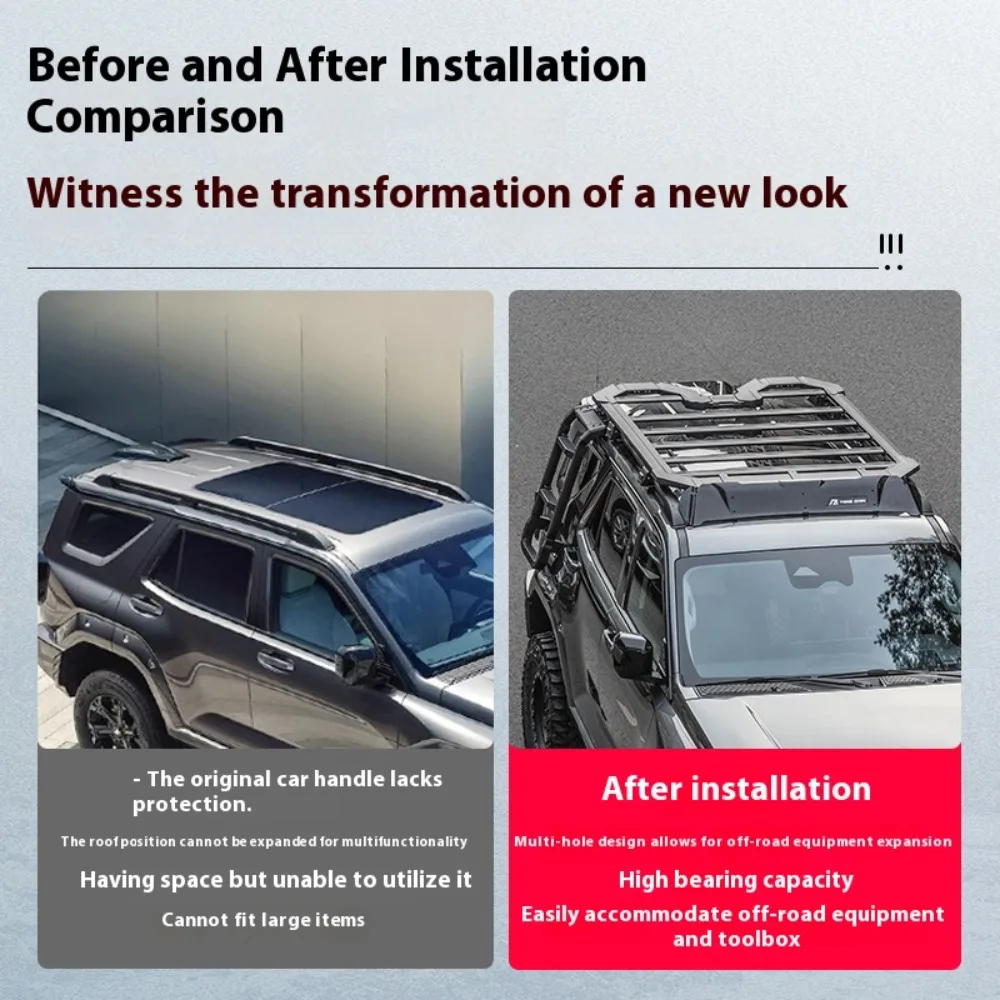 

Suitable Tank 400 Luggage Rack Mecha Style Roof Platform Off-road Modification Special Multi-functional Expansion Equipment Box