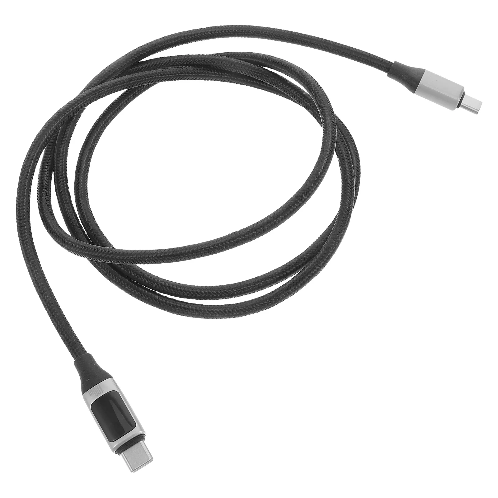 

High-Speed 100W Type-C Data Transfer Cable LED Display Fast Charging for Smartphones Tablets Car USB Type C Charging Cable