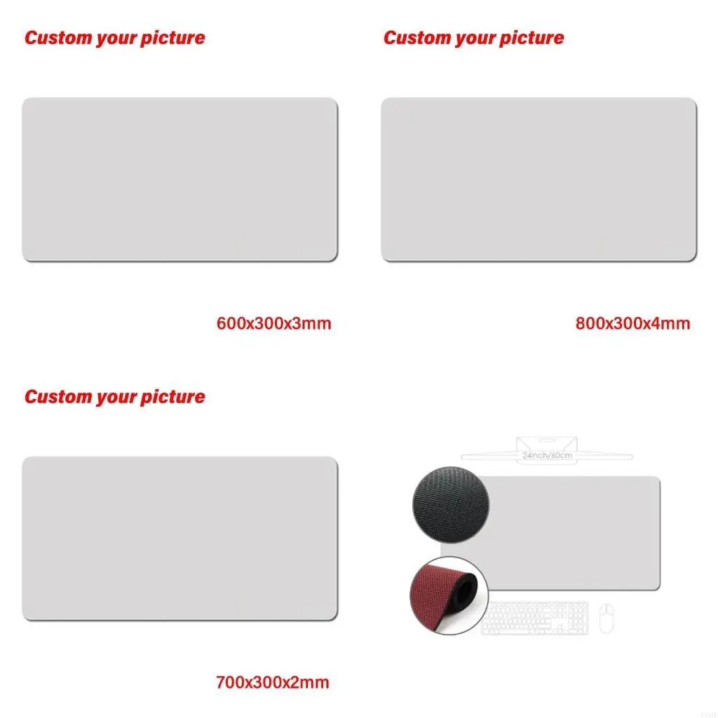 

C90F Mousepad Большой резиновой мышиной прокладки для домашних офисов настольные игровые коврики